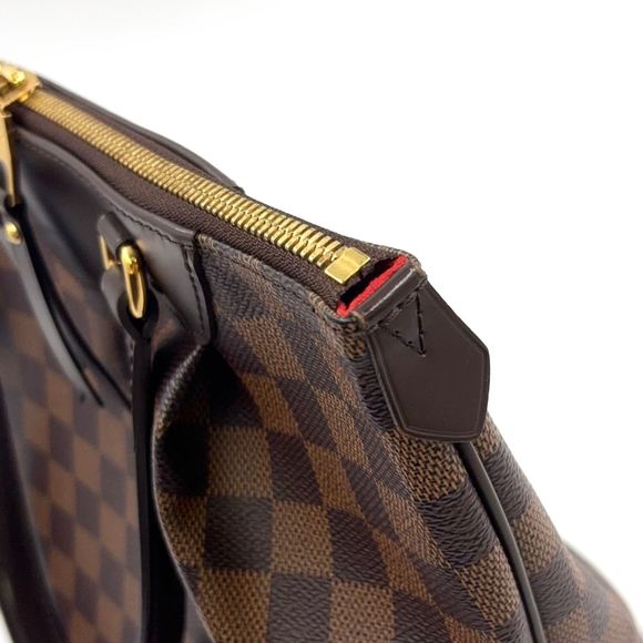 Louis Vuitton Westminster PM Damier Ebène Damier Ebène Leather X PVC Brown Tote - Picture 7 of 14